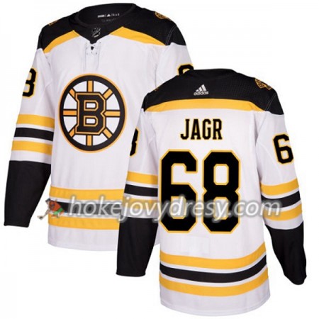 Pánské Hokejový Dres Boston Bruins Jaromir Jagr 68 Bílá 2017-2018 Adidas Authentic